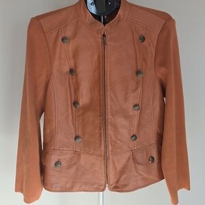Vintage Genuine Leather Jacket Large